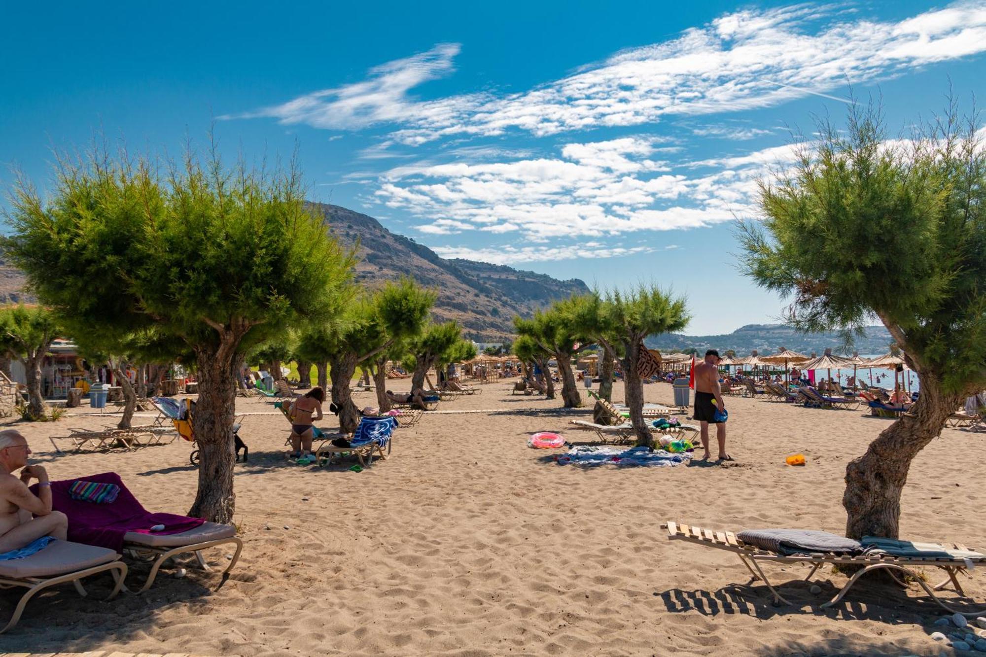 Sun Beach Lindos ラルドス エクステリア 写真